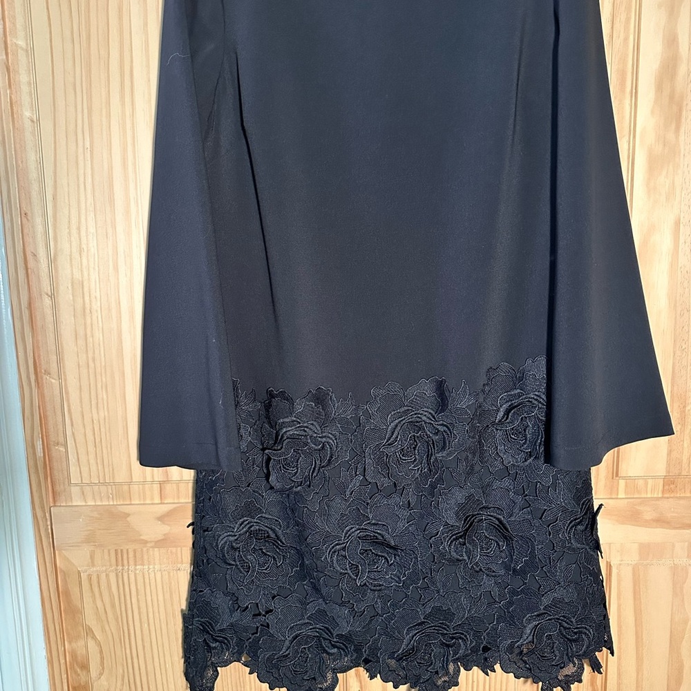 Laundry By Shelli Segal Black Floral Dress